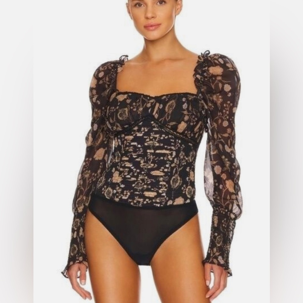 NWT Free People Brunch Date Bodysuit Size Small